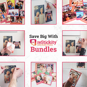 8 reStickity Bundle (4 - 4"x4", 2 - 5"X7", 2 - 8"X10")