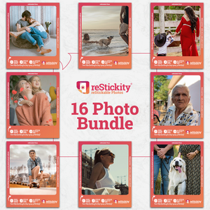 16 reStickity Bundle (6 - 4"x4", 6 - 5"X7", 4 - 8"X10")