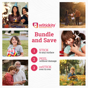 11 reStickity Bundle (4 - 4"x4", 4 - 5"X7", 3 - 8"X10")